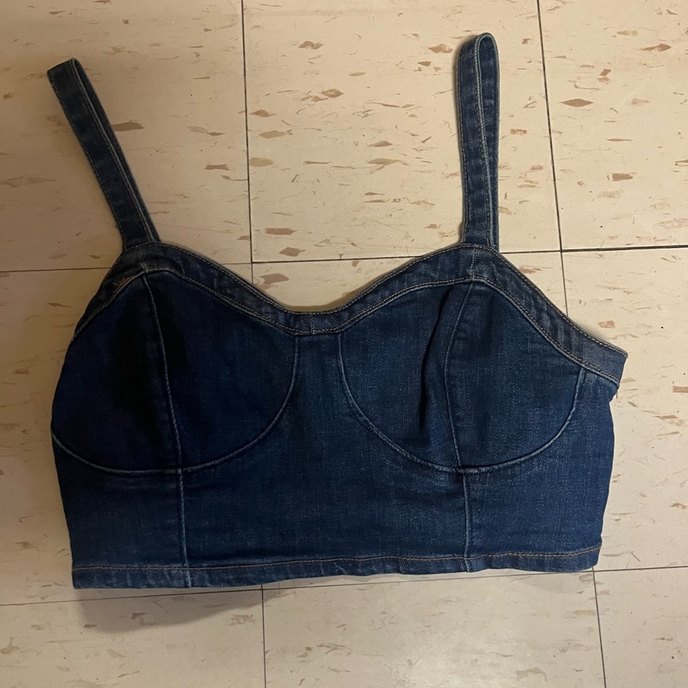 Aeropostale Blue Denim Top